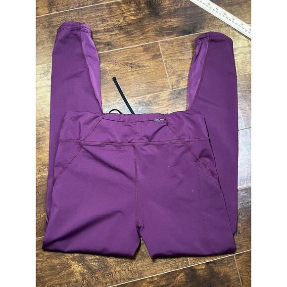 Nike Dri-Fit Waist Tie Running Ankle Athletic Work Out Leggings Size M - Picture 4 of 5